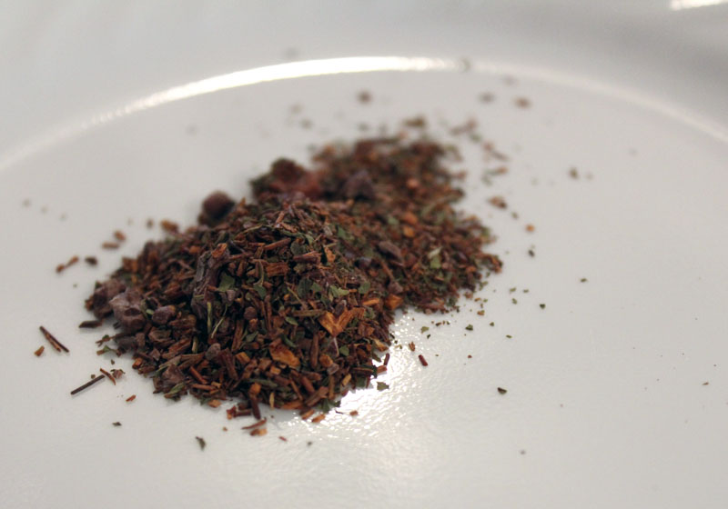 Persimmon Tree Tea’s Mint Chocolate Chip Rooibos tea