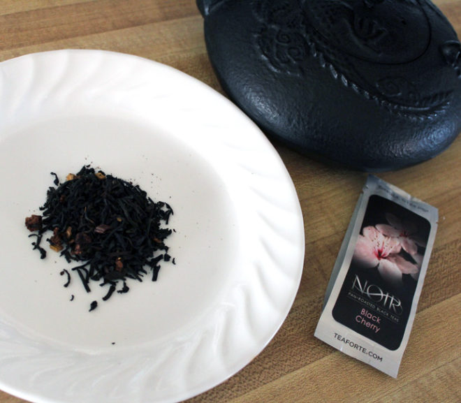 Tea review: Tea Forte Black Cherry Noir