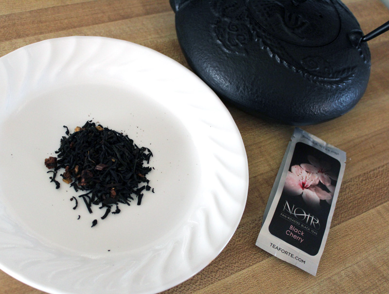 Tea review: Tea Forte Black Cherry Noir