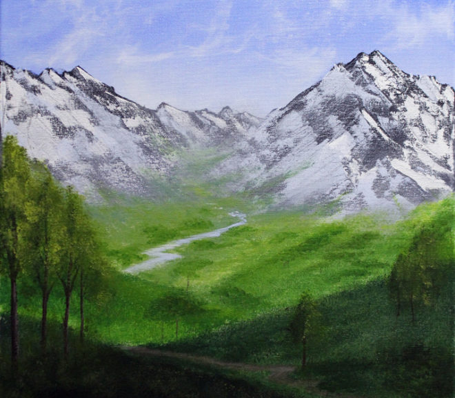 More painting, more revision