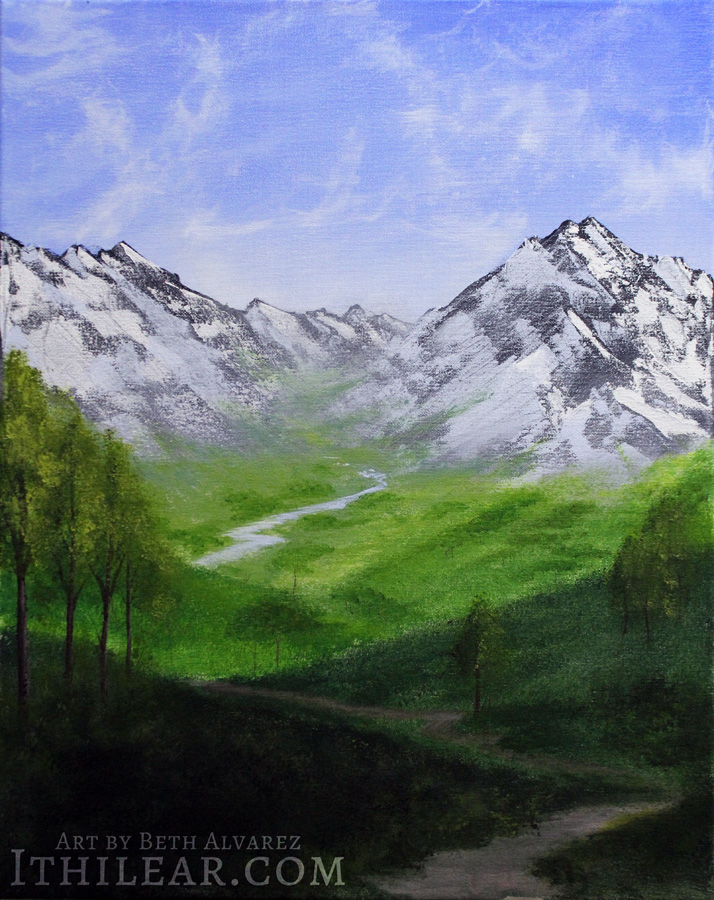 More painting, more revision