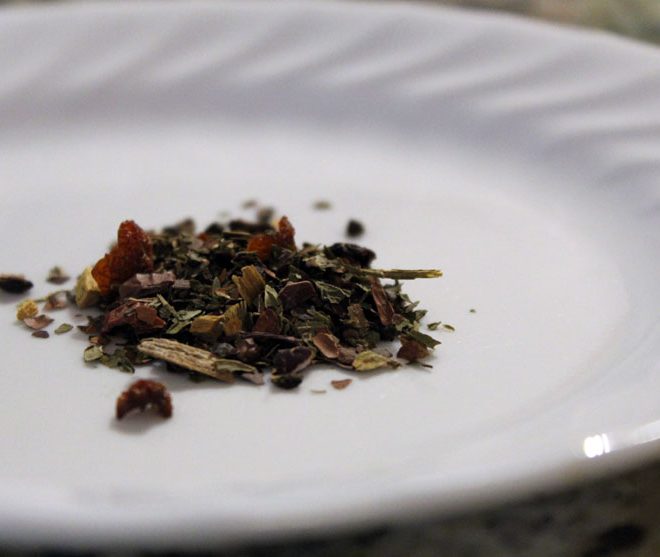 Tea review: IKEA Egentid herbal tea with peppermint and cocoa