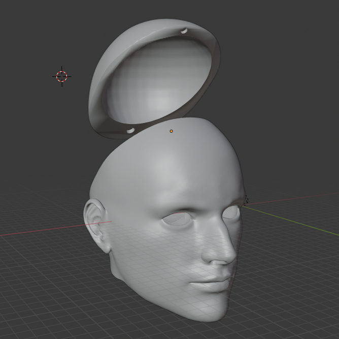 3d model for Tahl's head